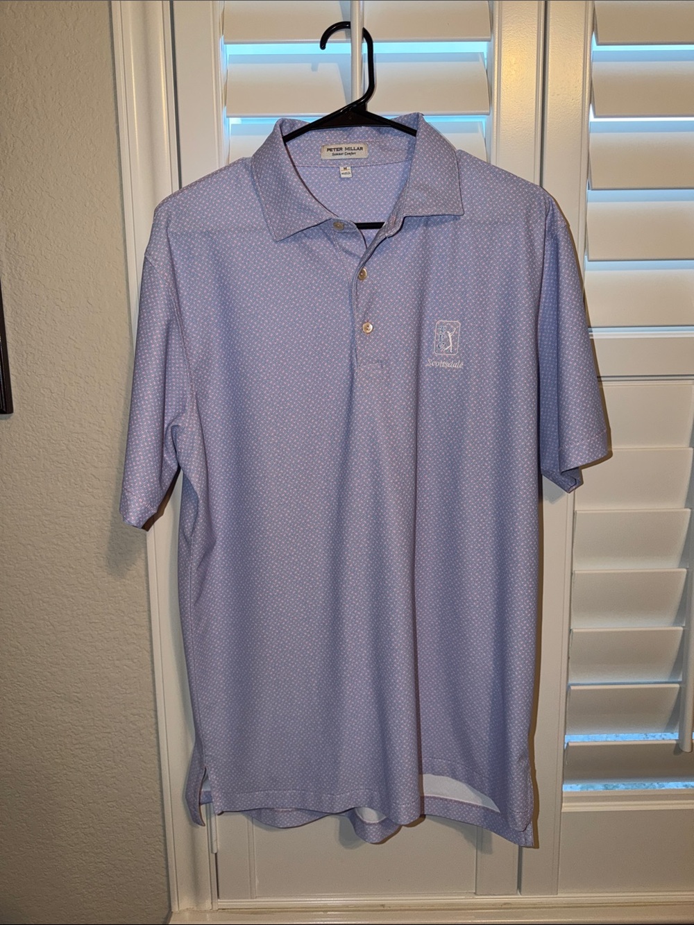 Peter Millar Light Lavender Short-Sleeve Polo